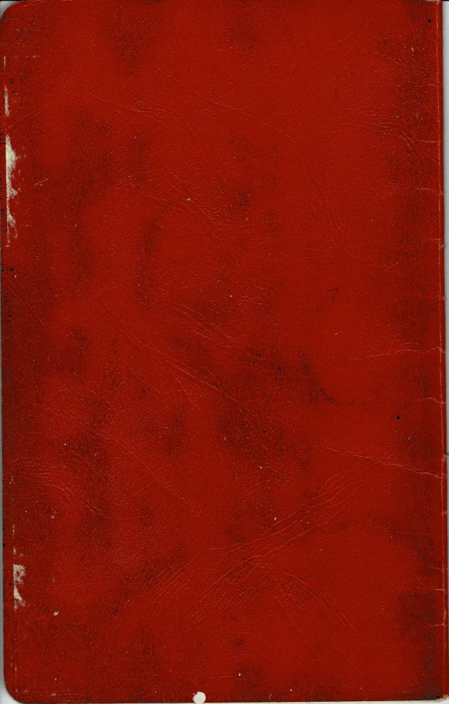 Vintage Herald Square Cash or Day Book Back Cover